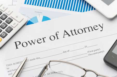 Power of attorney form